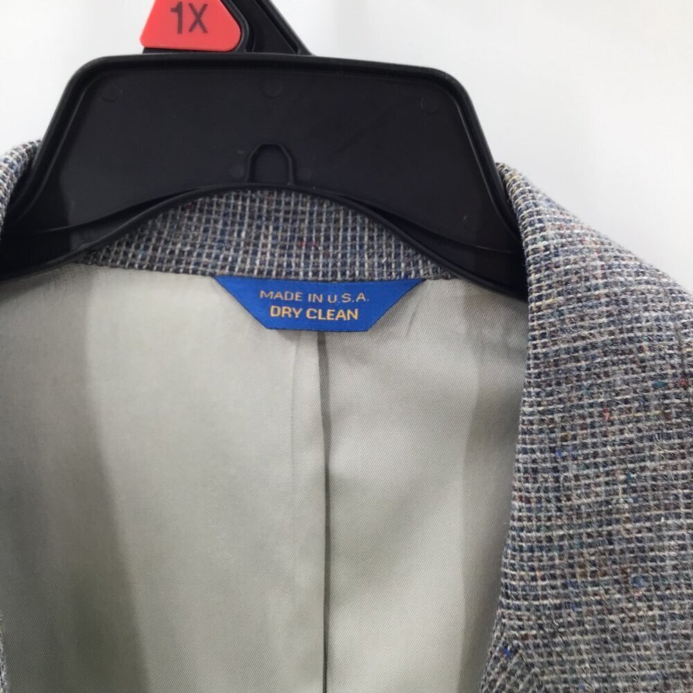 VTG Men's Pendleton Blazer 44 Wool Sport Coat Suede Elbow Patches Made in USA - Picture 13 of 14